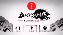 Black & White Bushido Title Screen